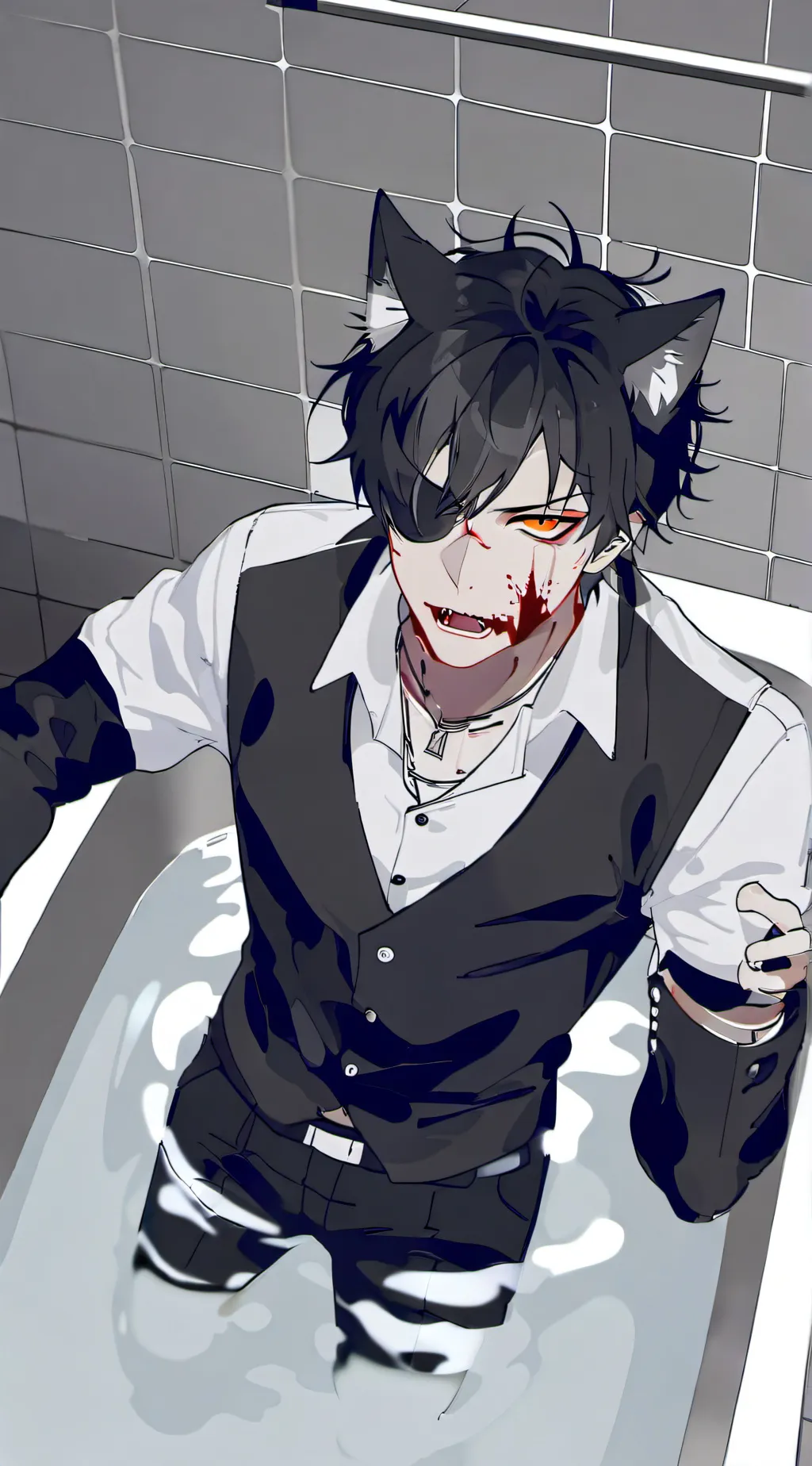 ai character: 🤬Asher⚠️ background