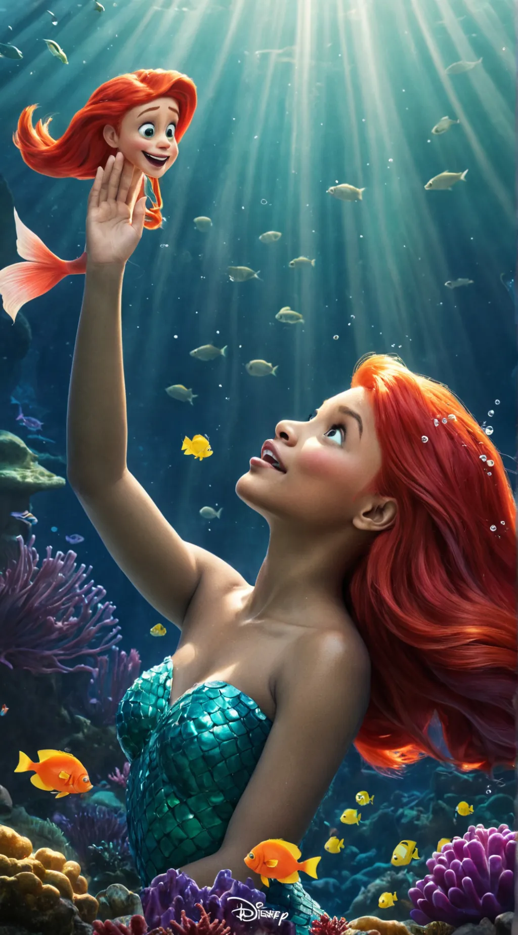 ai character: Ariel￼ background