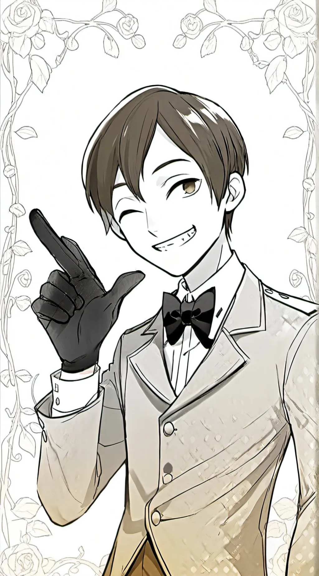 ai character: Bendy but my staly background