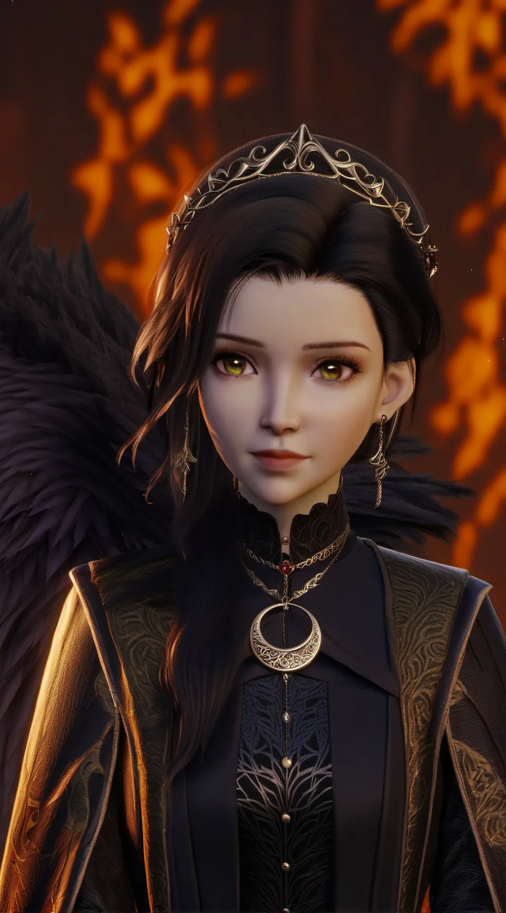 ai character: Syd,queenofDarknes background