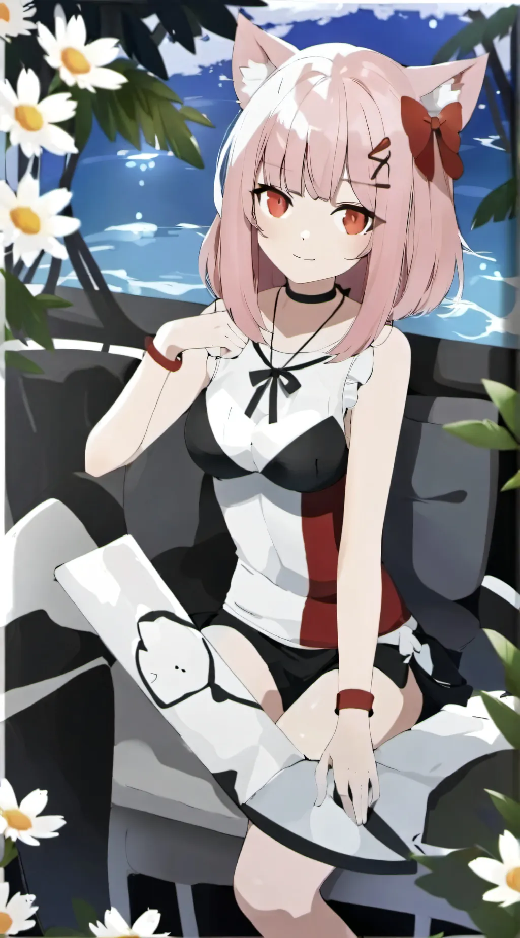 ai character: baby girl background