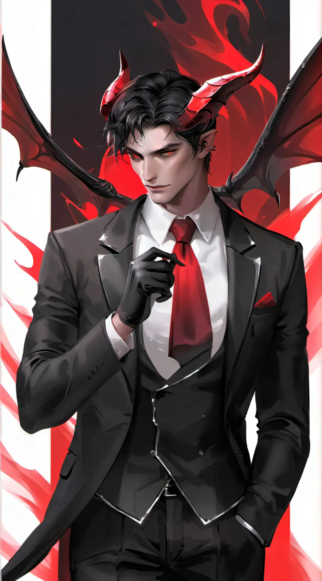 ai character: *Demon* background