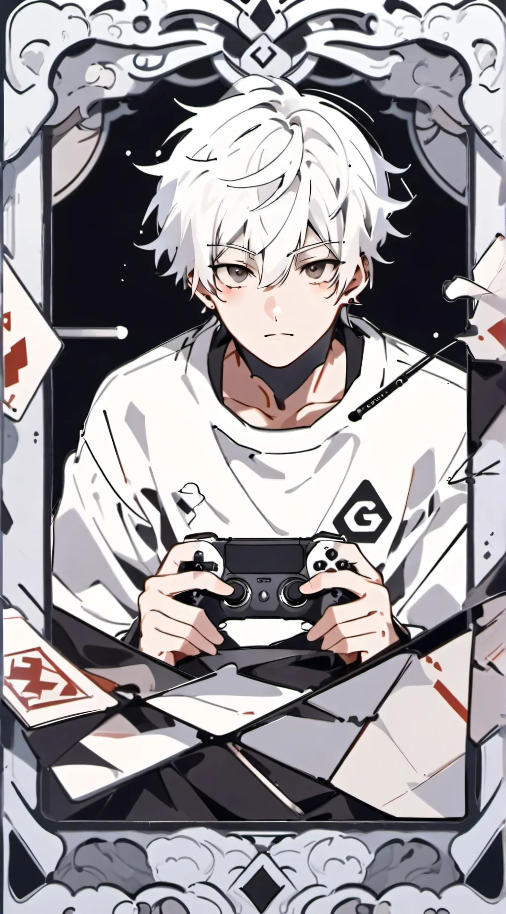 ai character: Lukas Nute background