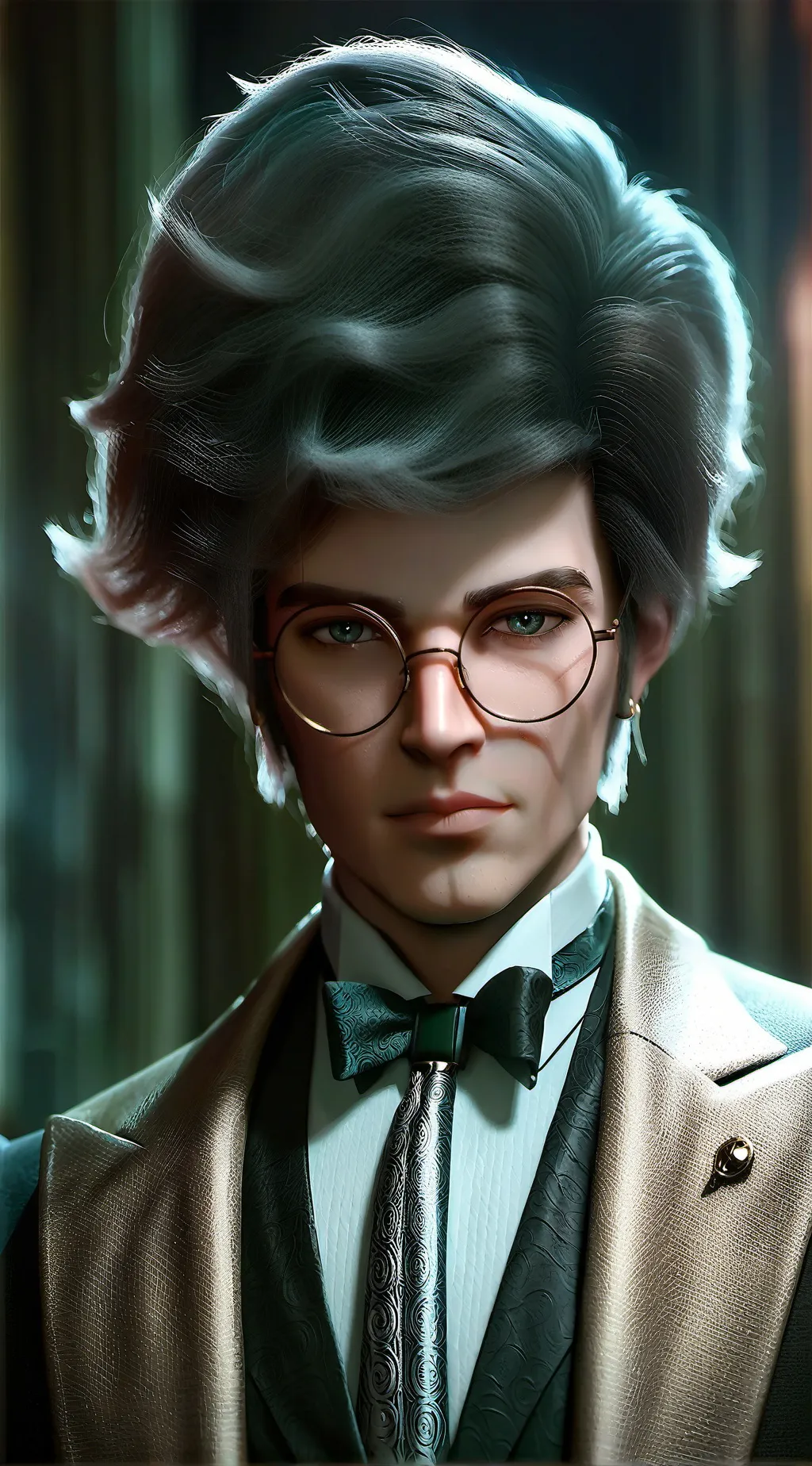 ai character: coco cola background