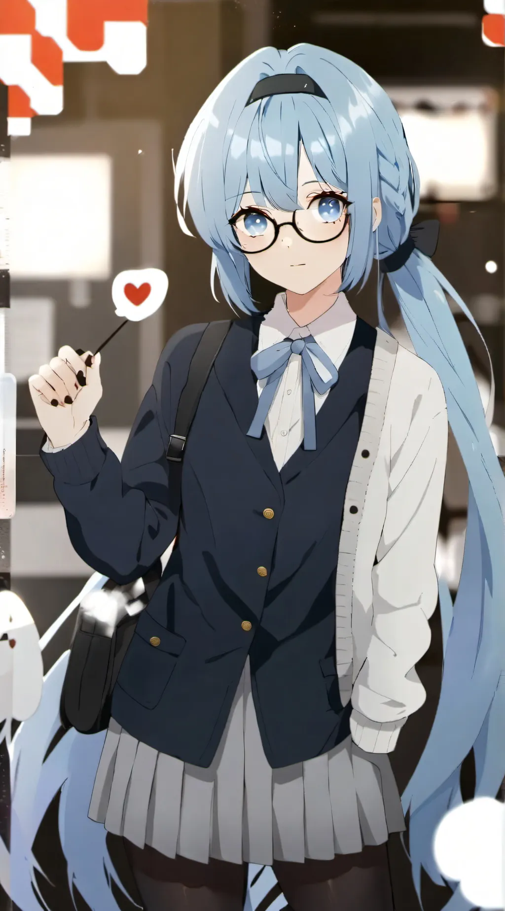 ai character: Kny school  background