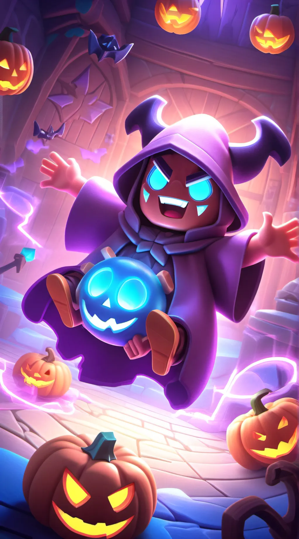 ai character: skz haloween  background