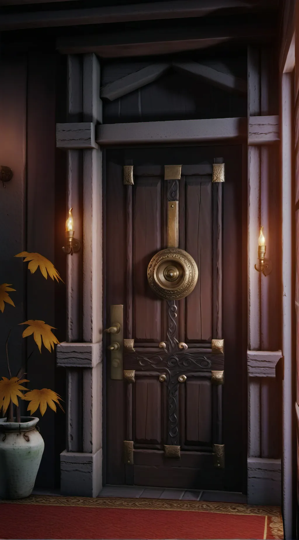 ai character: Roblox Doors background