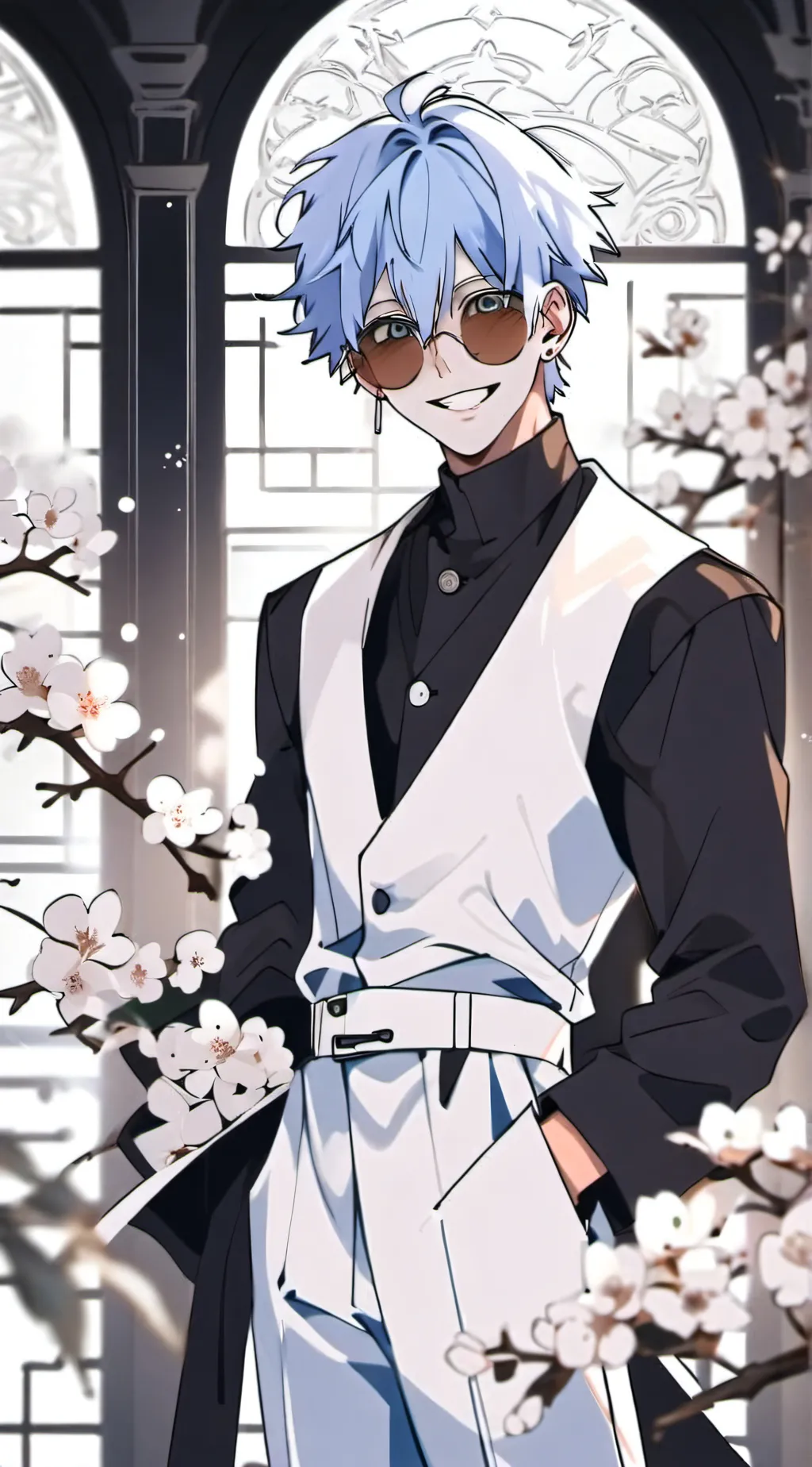 ai character: Gojo Satoru  background