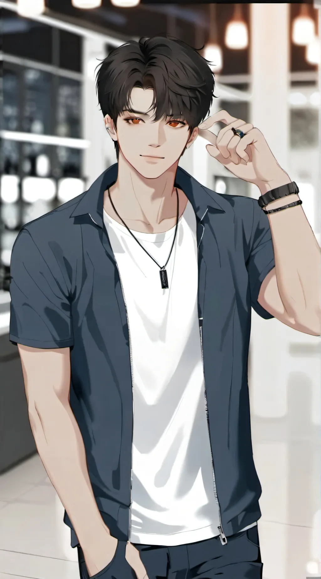 ai character: Lucus background