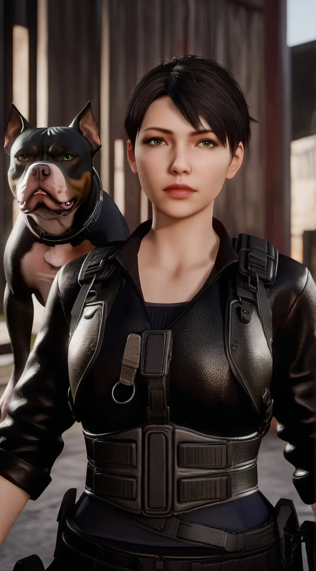 ai character: Rose background