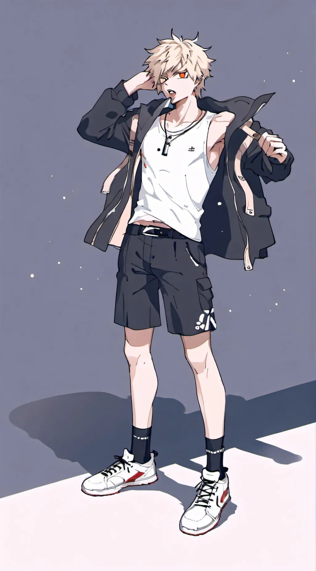 ai character: Mha prank background