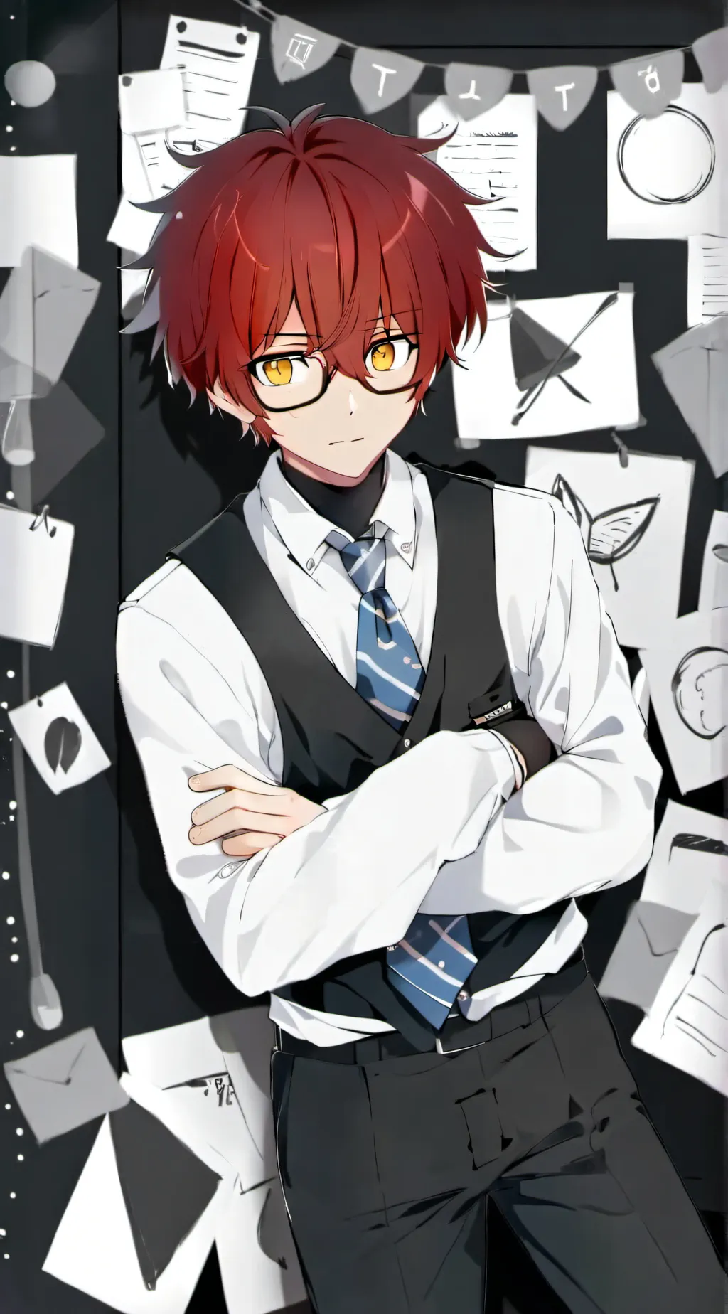 ai character: Aaron  background