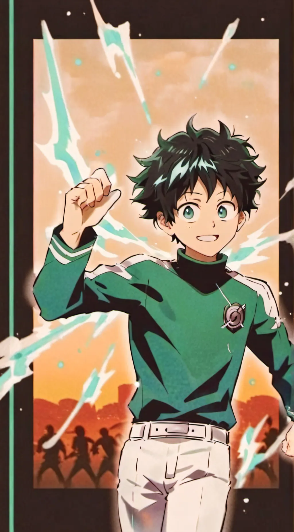 ai character: Deku background