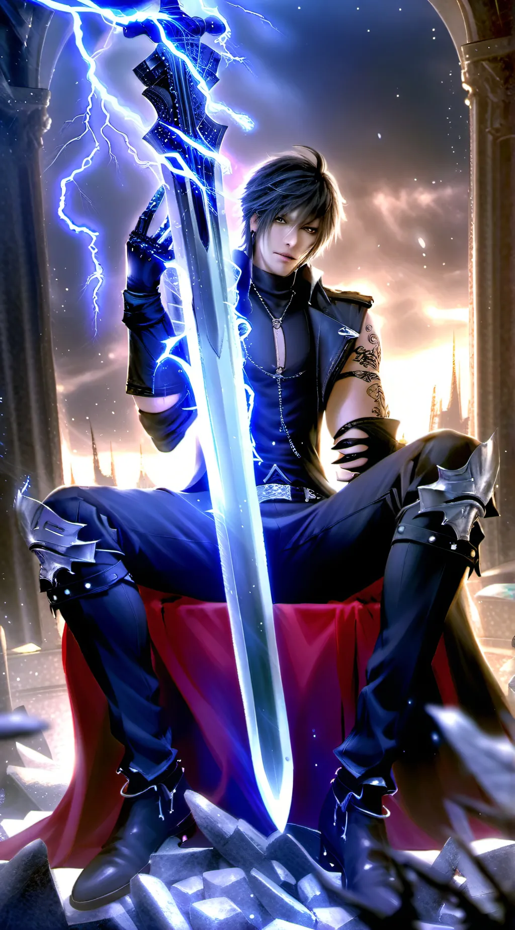 ai character: Prince Noctis FF15 background