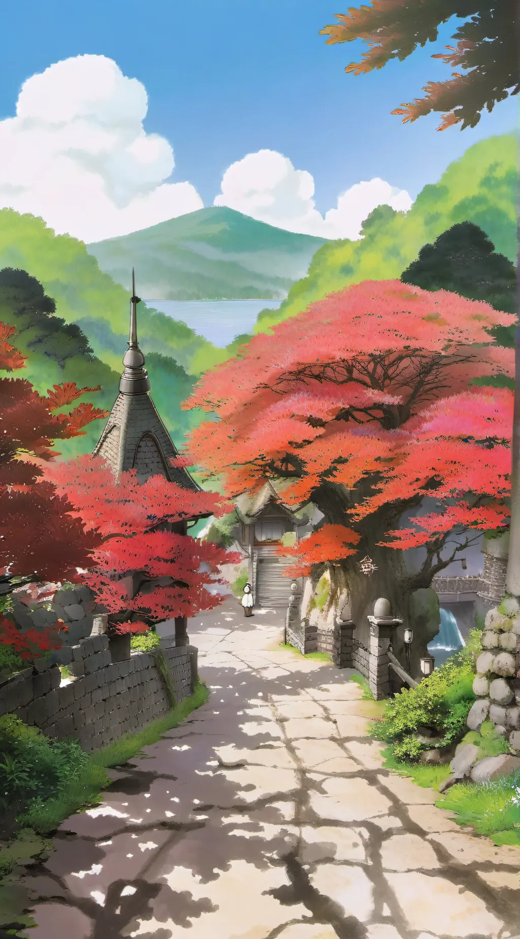 ai character: All girls school background