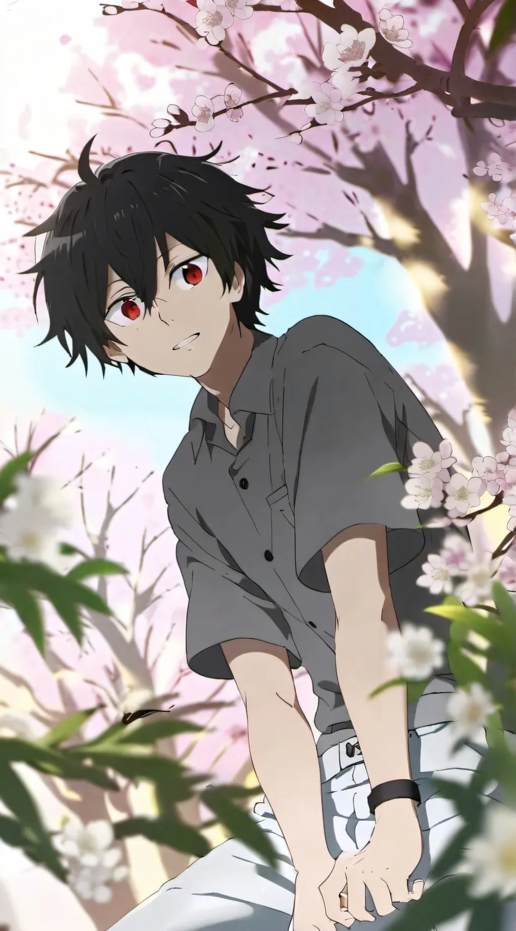 ai character: Eijiro Kirishima background