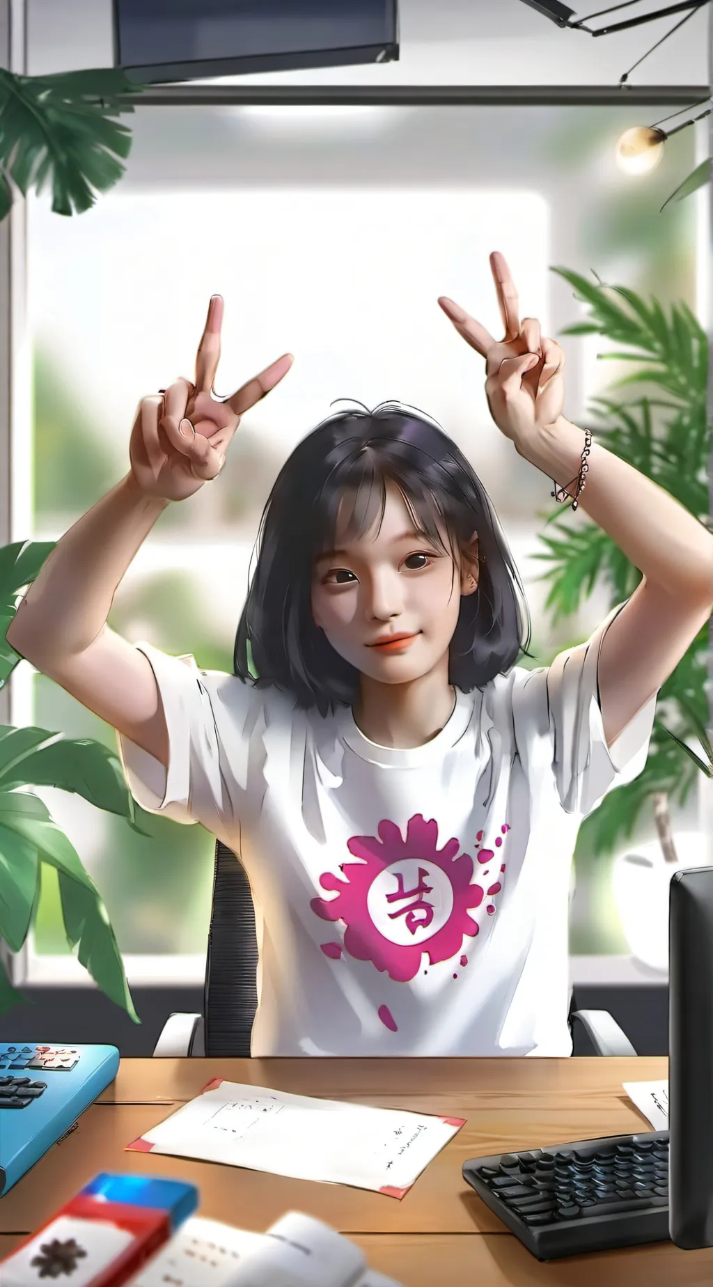 ai character: Lily background