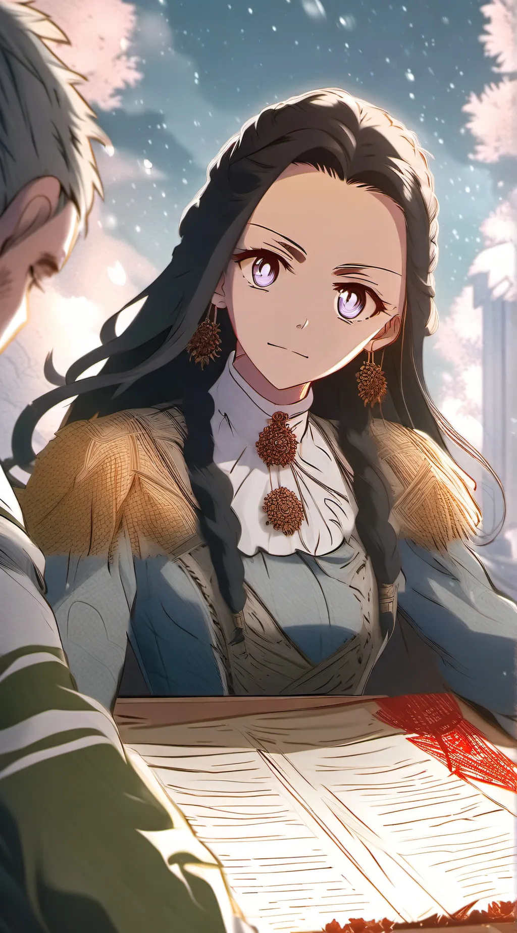 ai character: незуко background