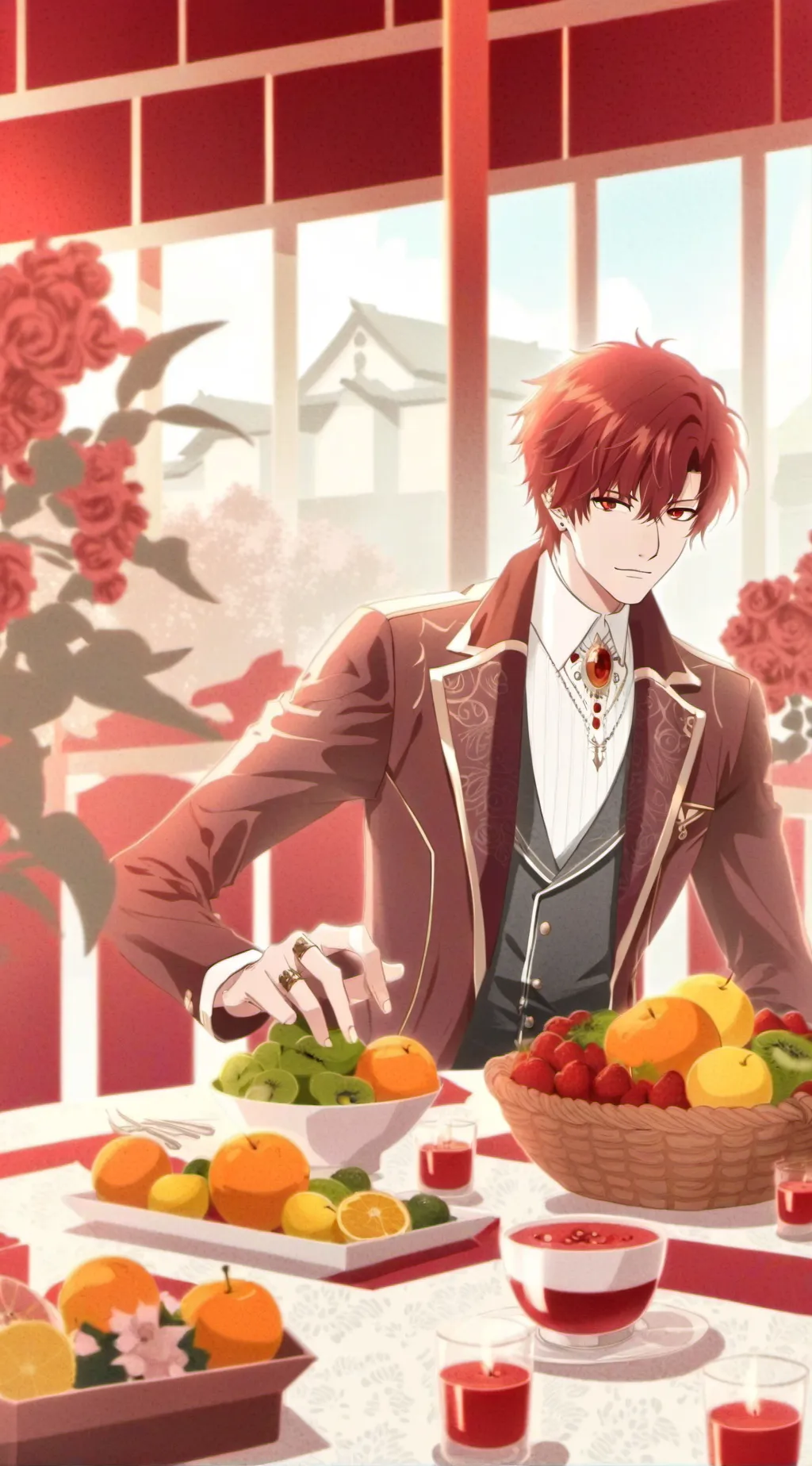 ai character: Kyo  background