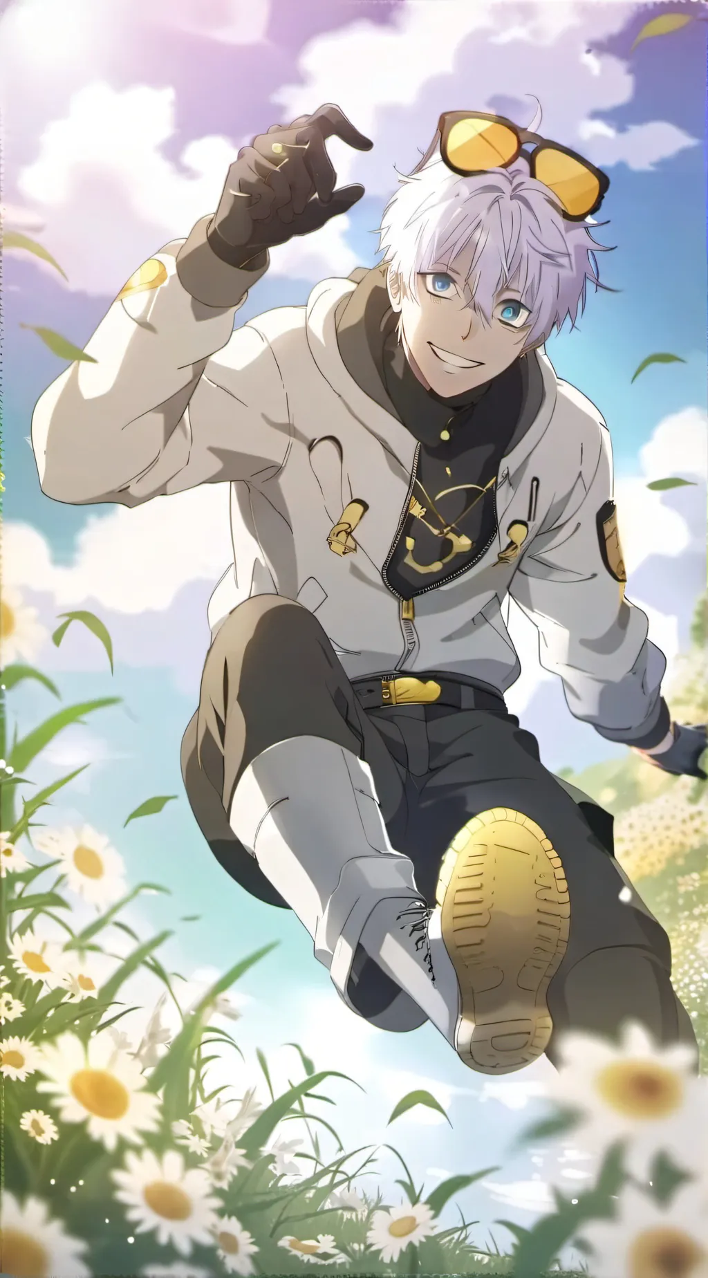 ai character: Gojo Satoru background