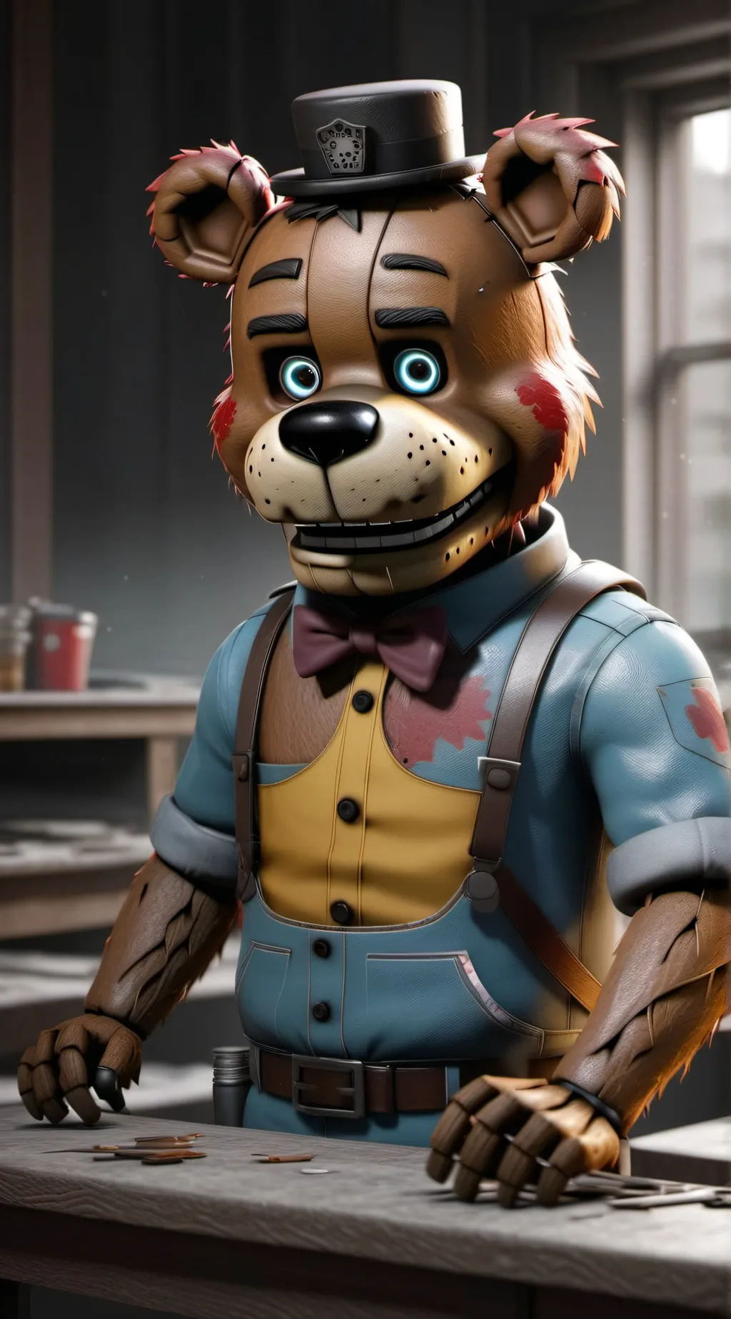 ai character: FNAF background