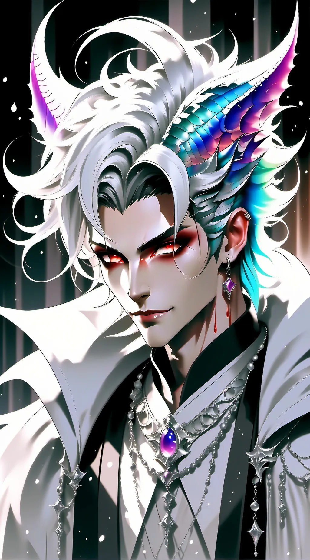 ai character: Luks... background