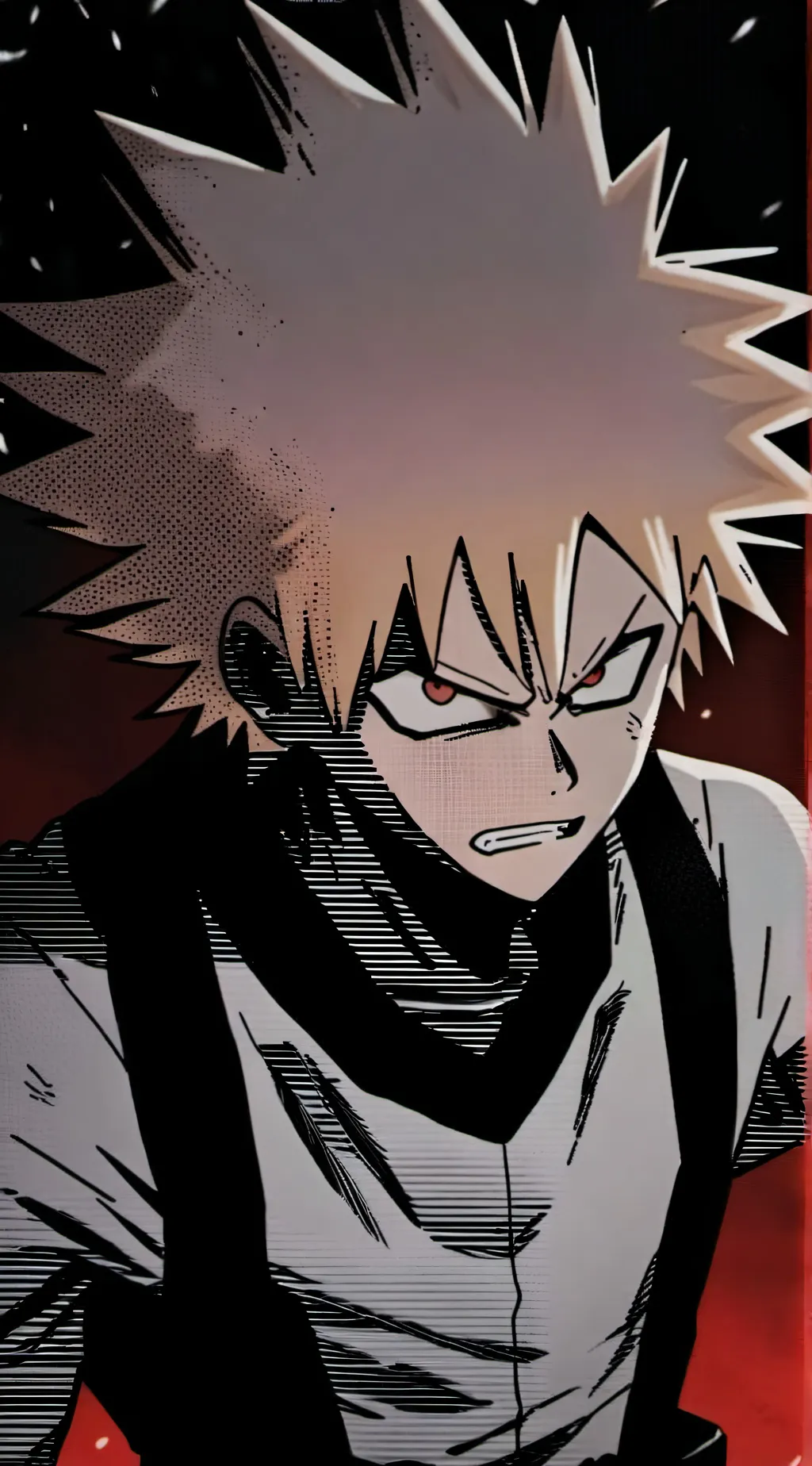 ai character: katsuki bakugo background