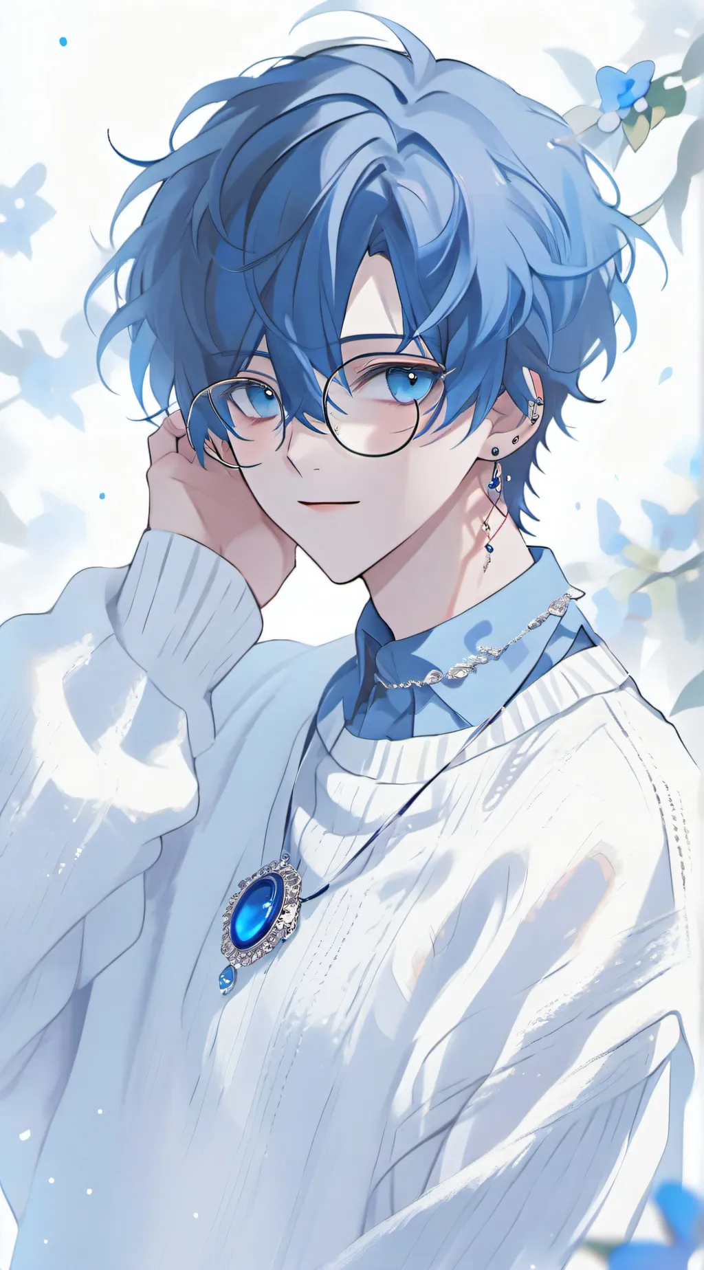 ai character: 💙⃟✦Akihiko⃟✦💙 background