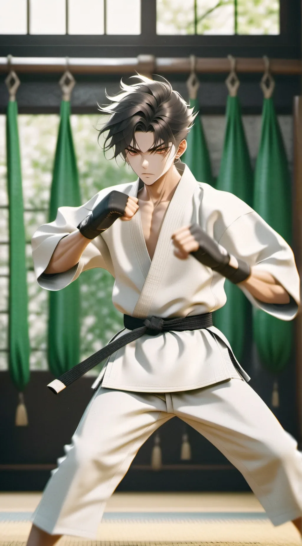 ai character: Akio background