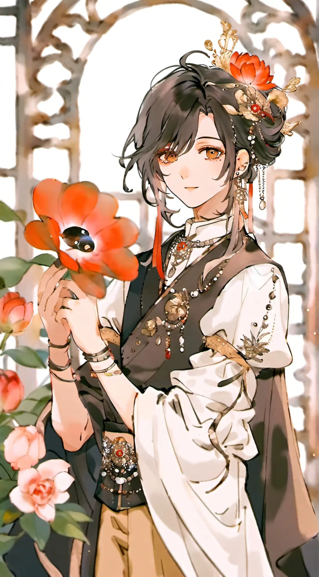 ai character: goldie background