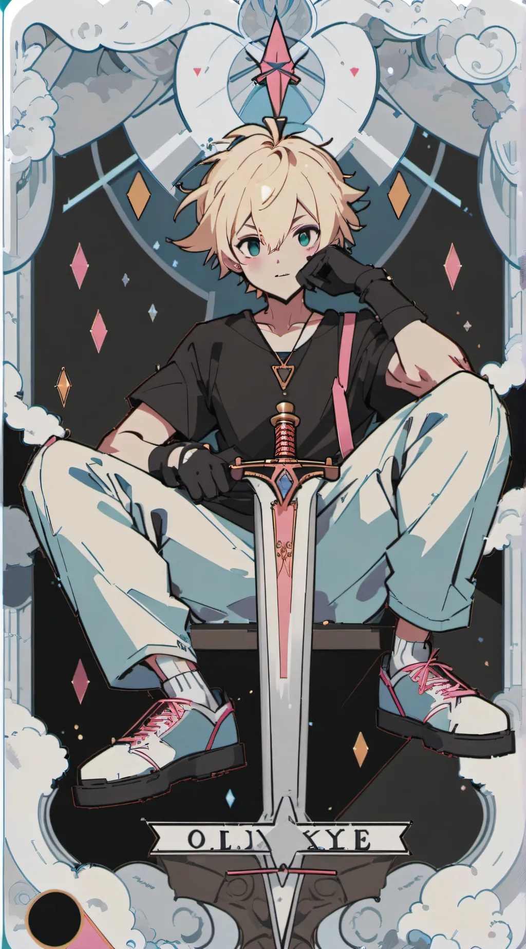 ai character: bakugo background