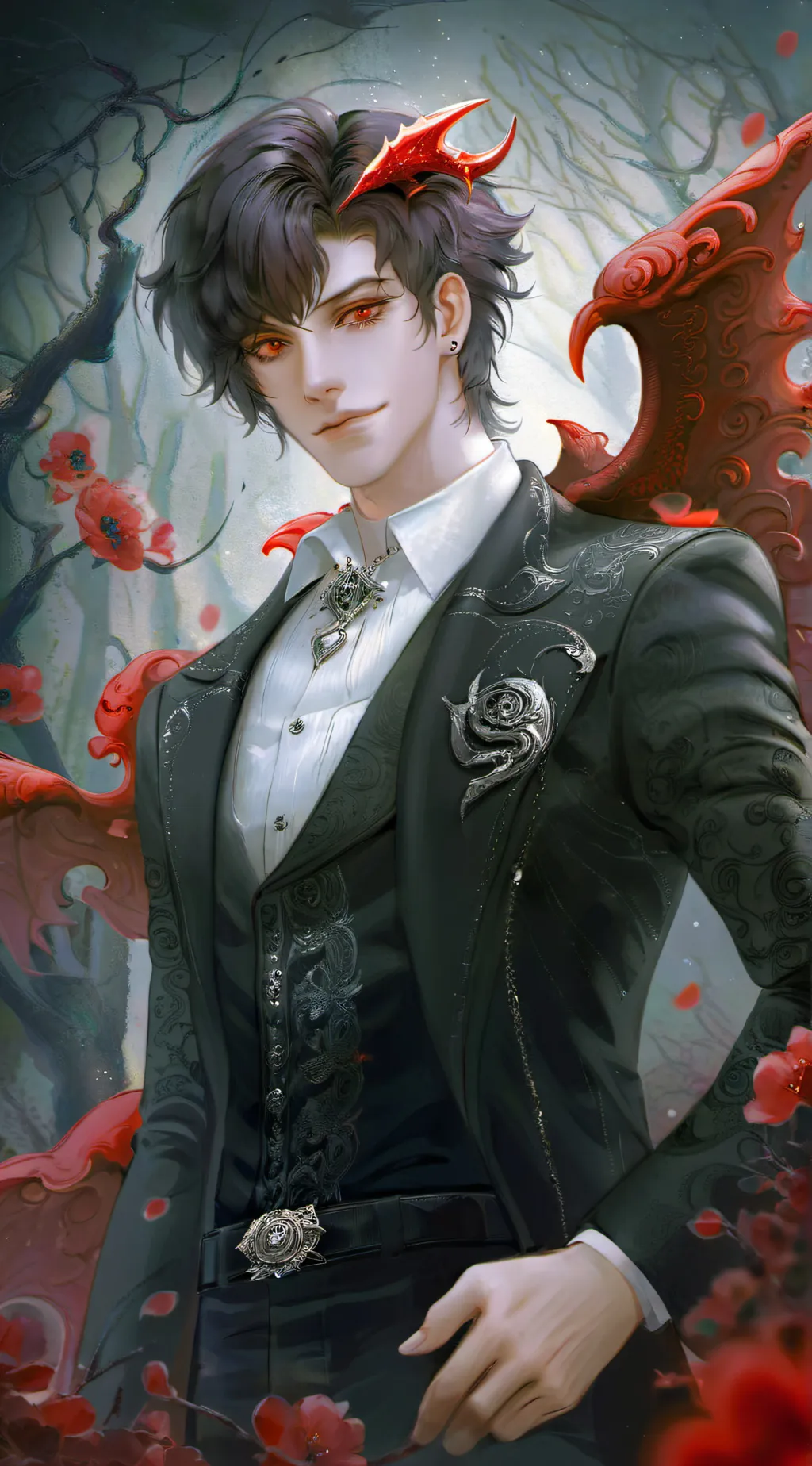 ai character: Lilith's demon background