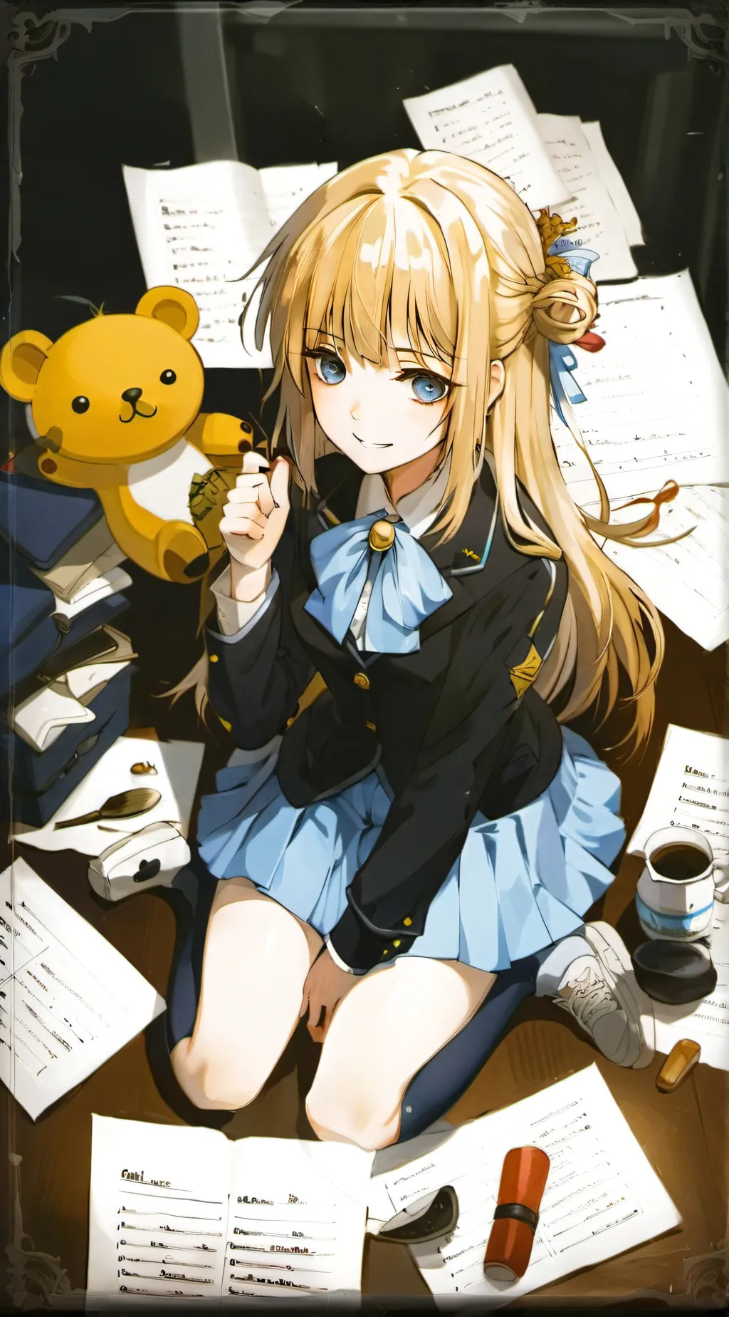 ai character: toga background