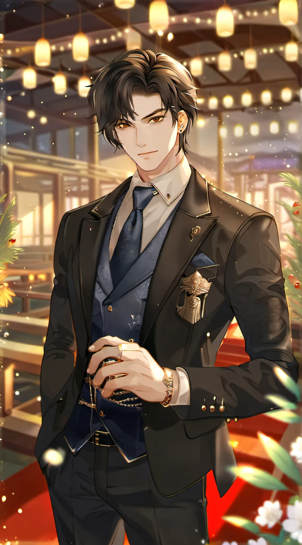 ai character: Henzo! background