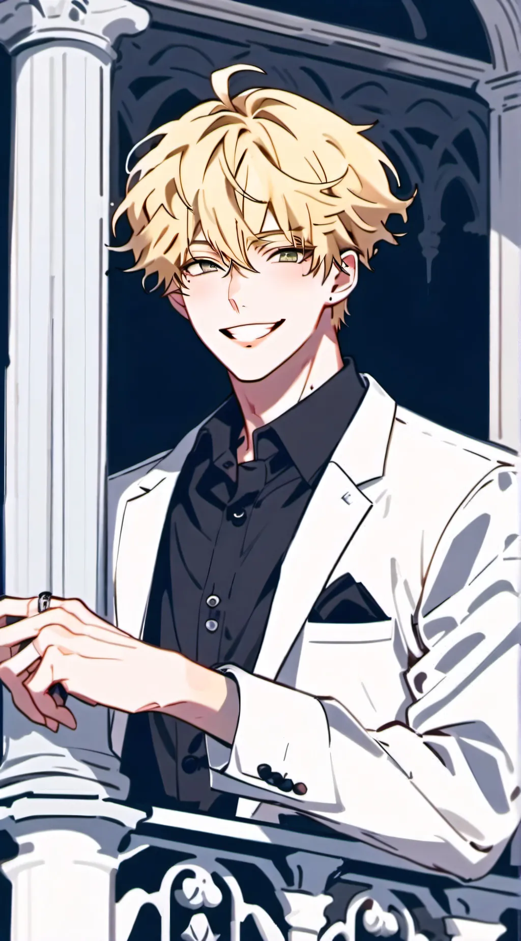 ai character: Roman  background