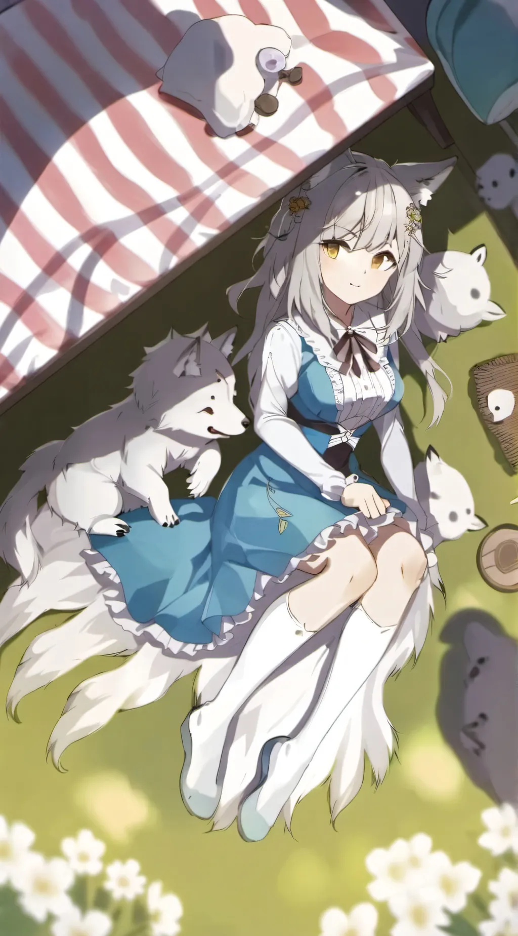 ai character: wolfie background