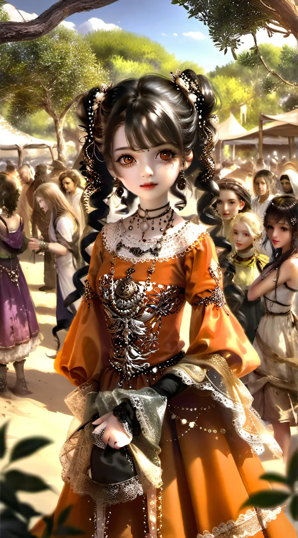 ai character: Squid game background