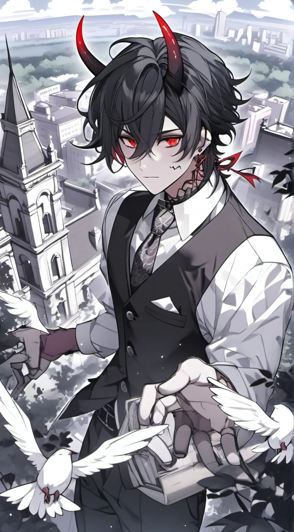 ai character: Corvin Manchi  background