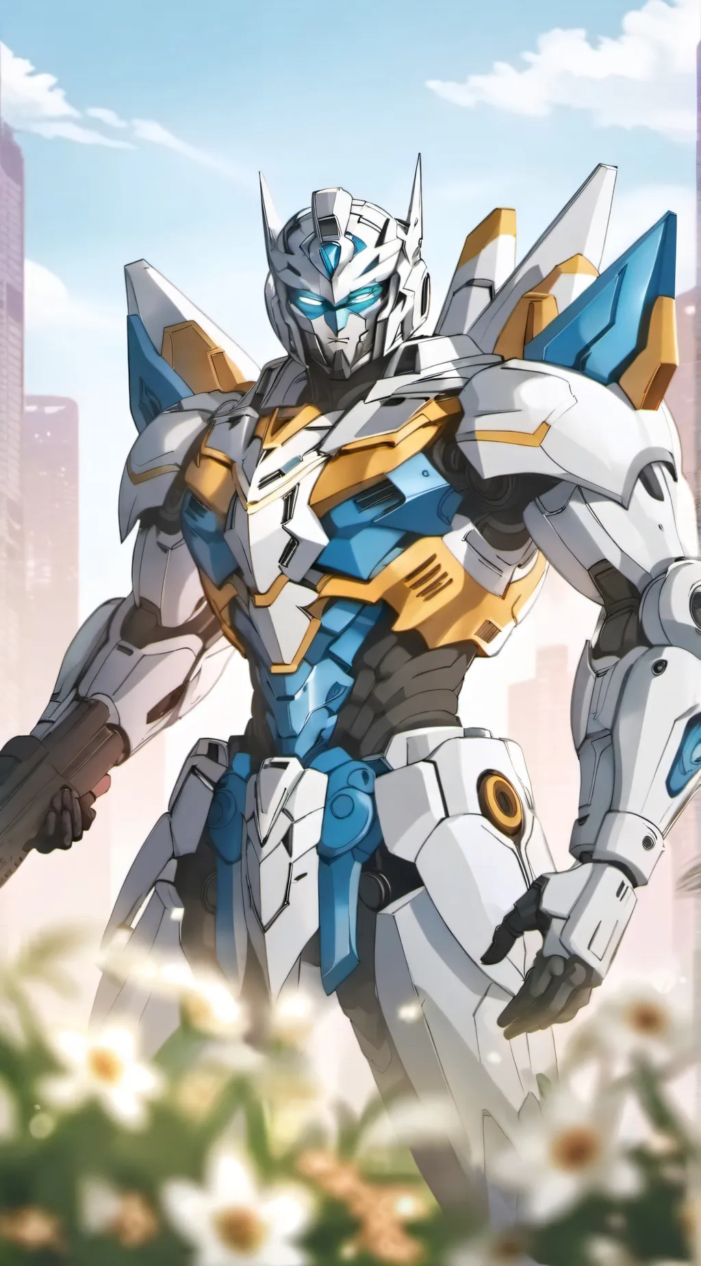 ai character: Breakdown tfp  background