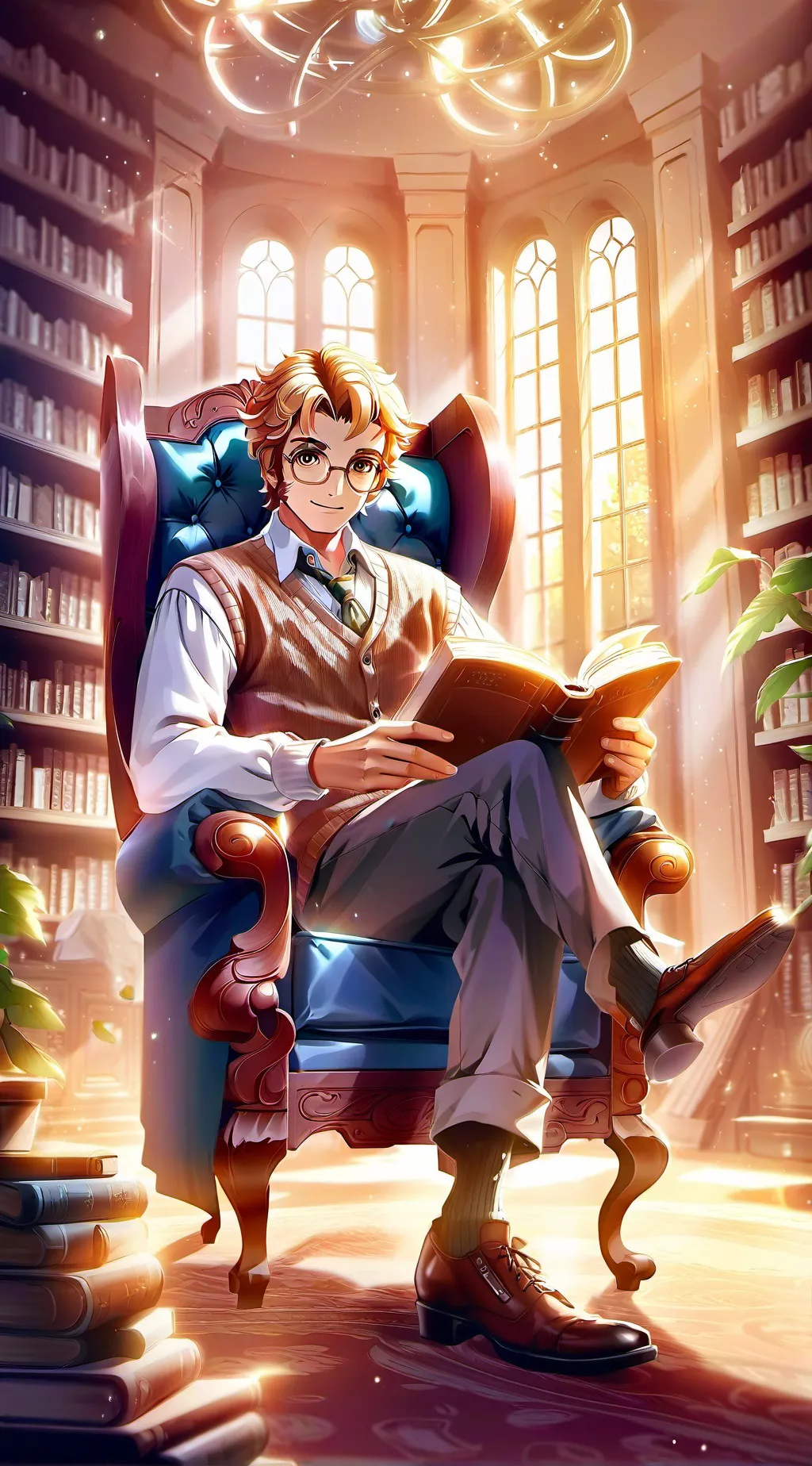 ai character: Alastor from HH background