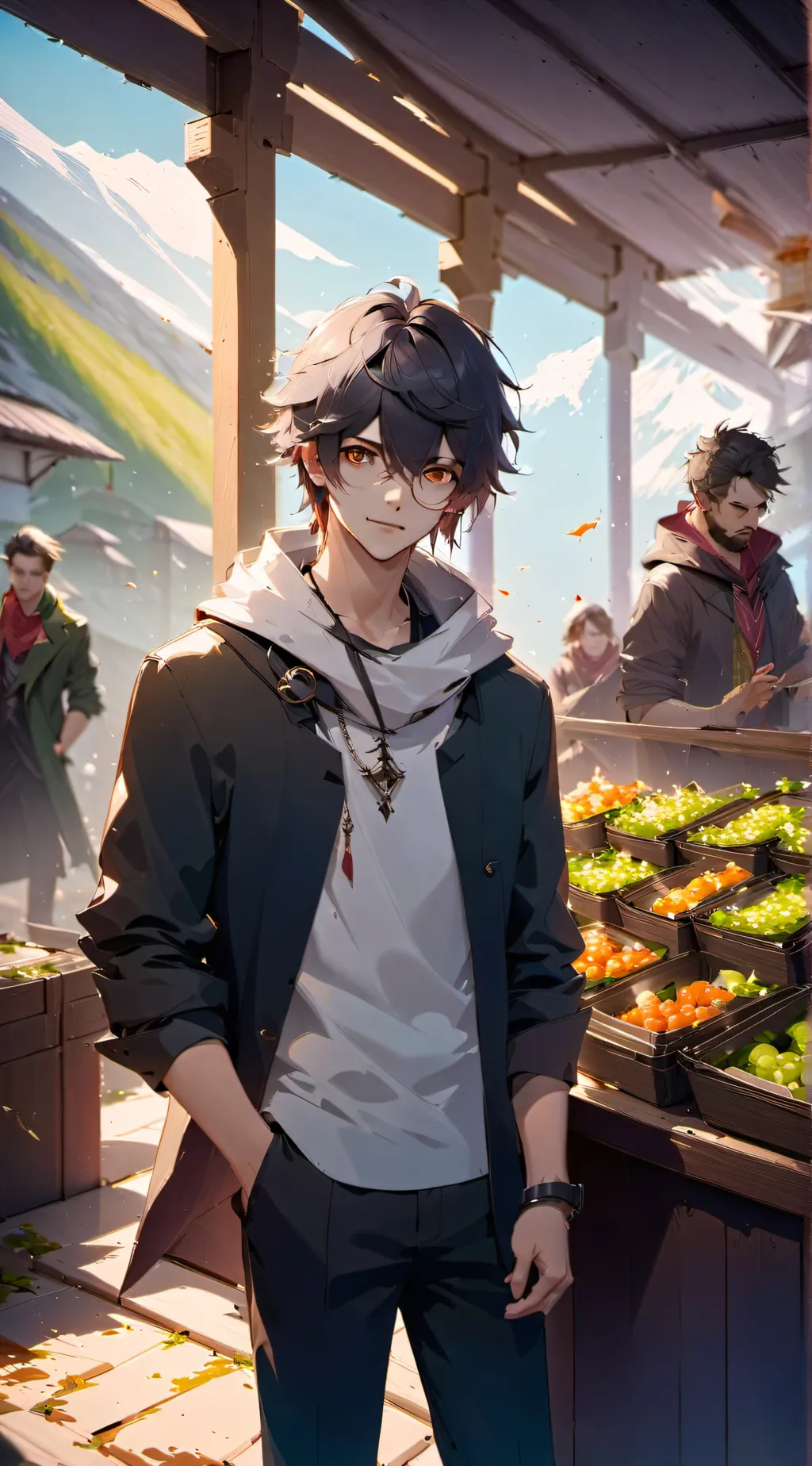 ai character: Aaron background