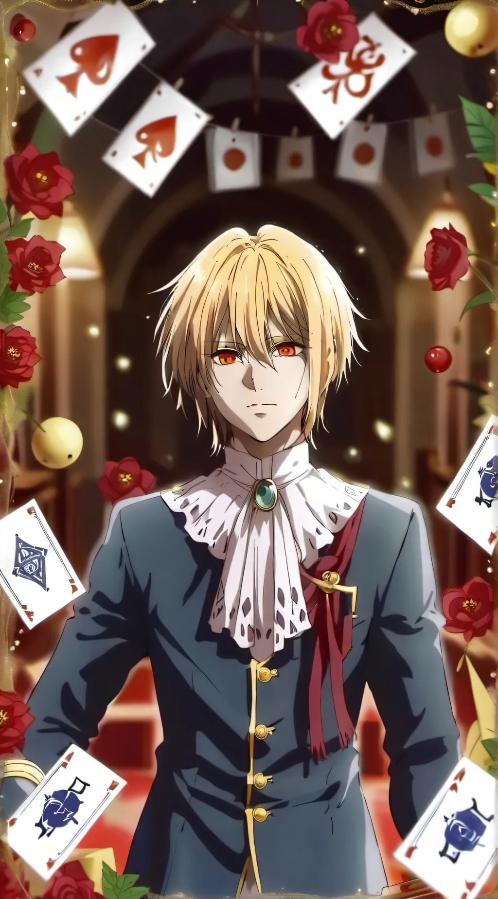 ai character: Kurapika kurta background