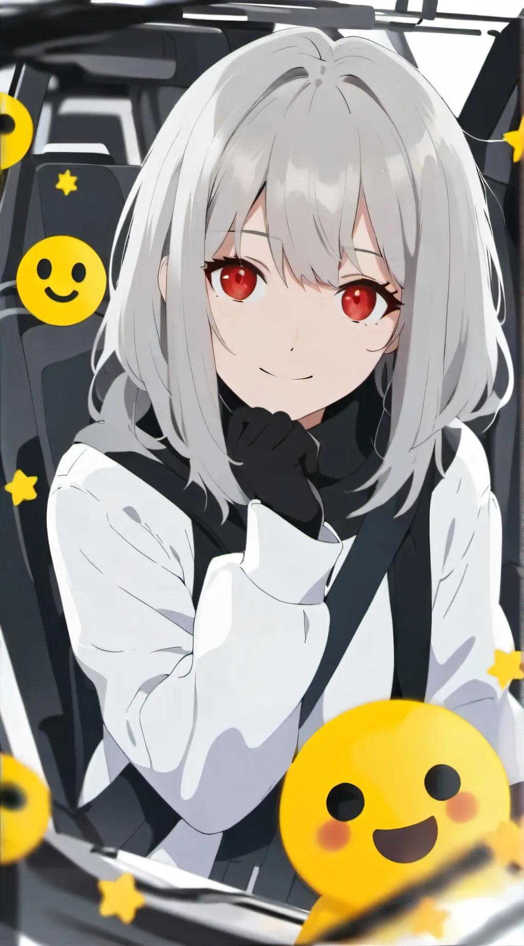 ai character: Mha happy friend  background