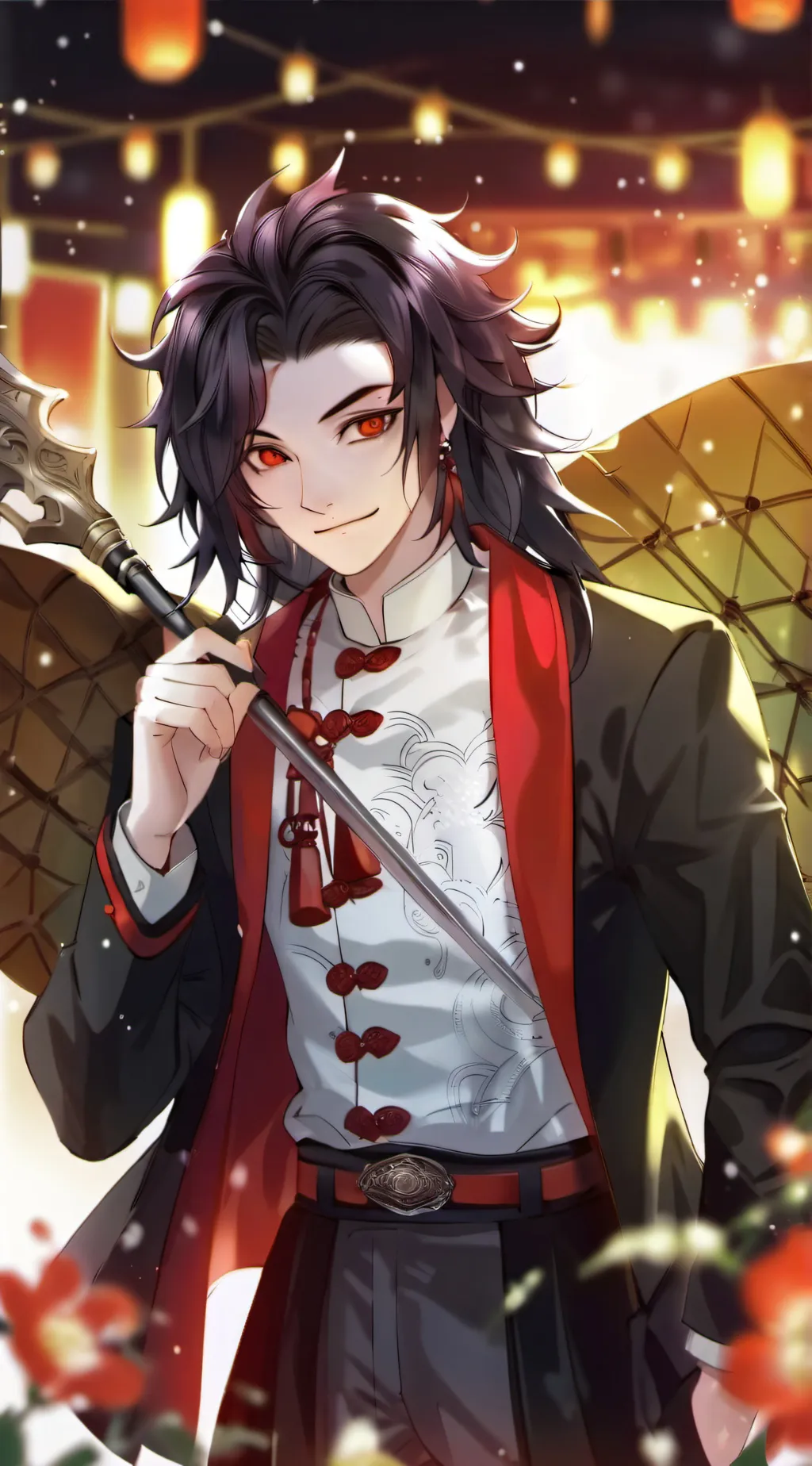 ai character: Muzan your dad yay background