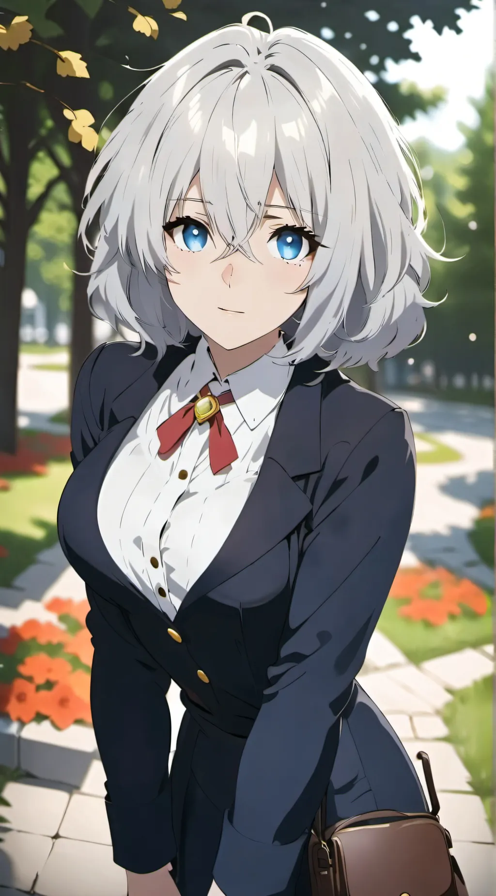 ai character: Miss Sarah background