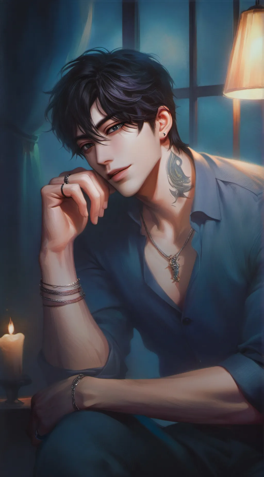 ai character: Kade Conri background