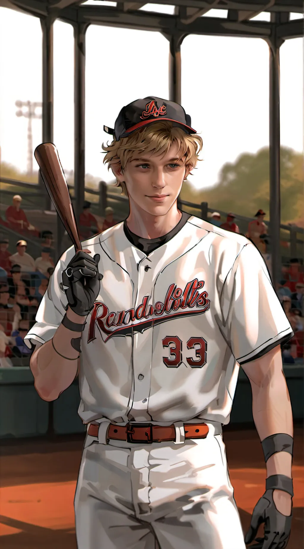 ai character: Wings McKay  background