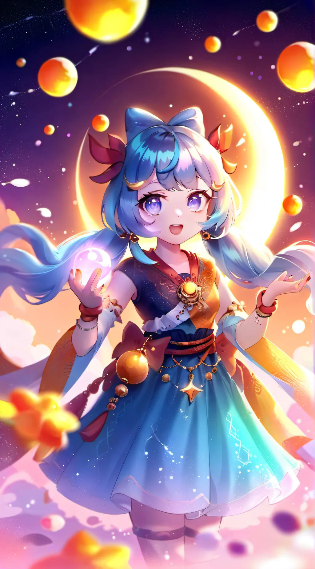 ai character: Starlight background