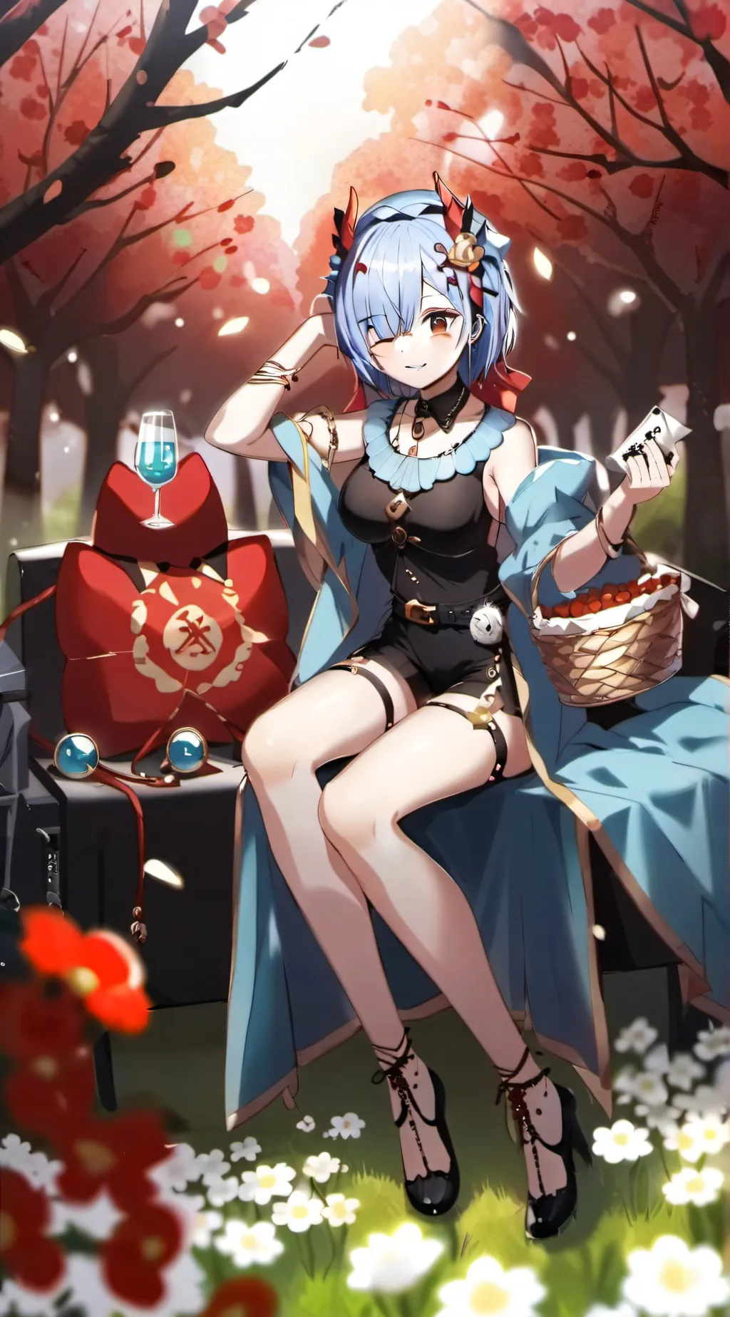 ai character: Rem/Ram background