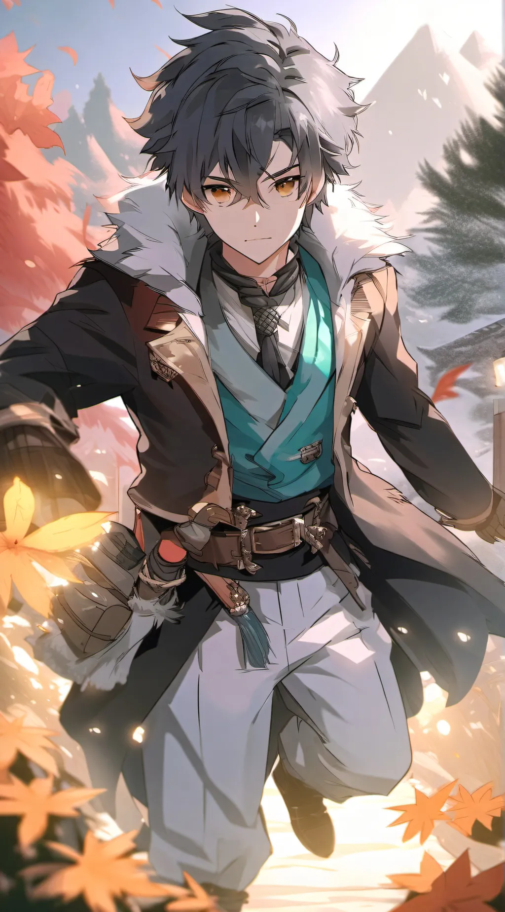 ai character: Lucas  background